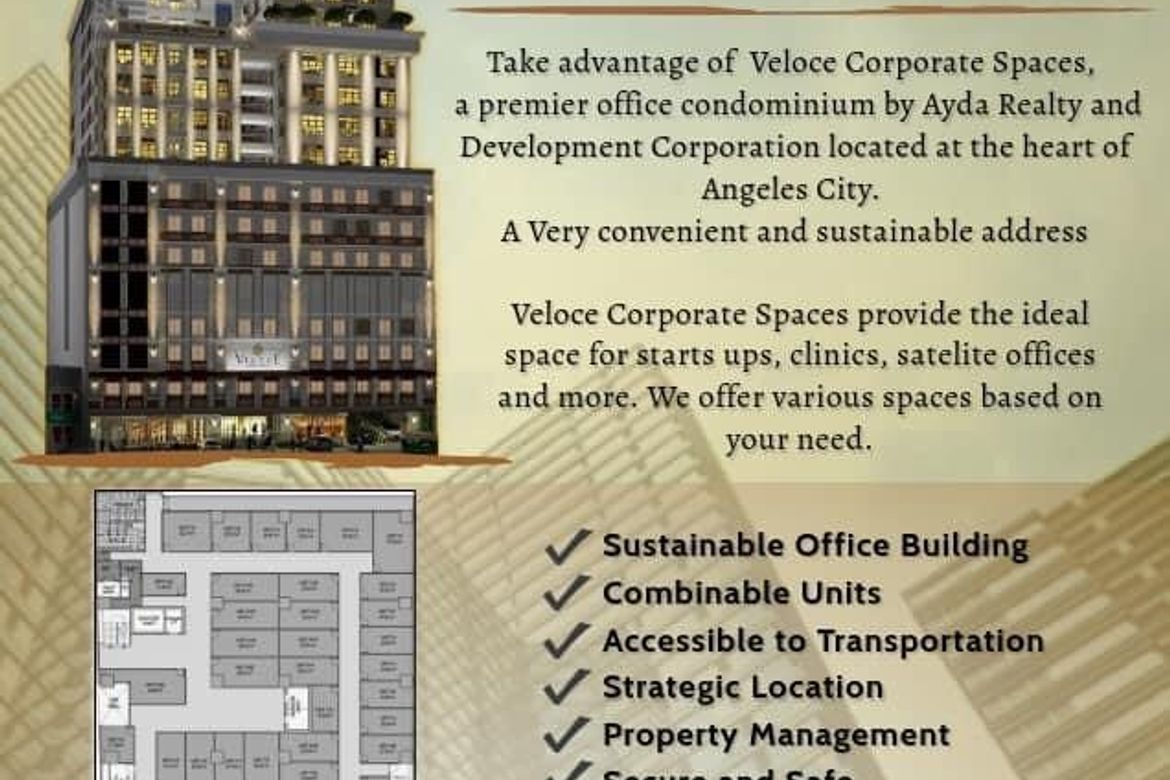 1 Bedroom Commercial for Sale in Veloce Tower Mall, Santo Rosario, Angeles, Pampanga – photo 4