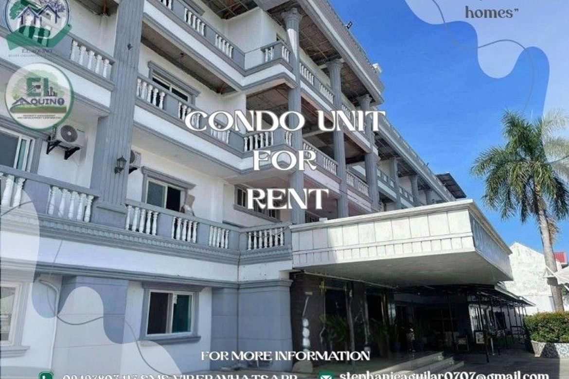 1 Bedroom Condo for Rent in Anunas, Angeles, Pampanga