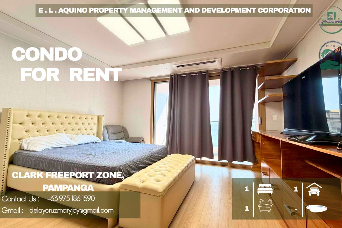 1 Bedroom Condo for Rent in Balibago, Angeles, Pampanga