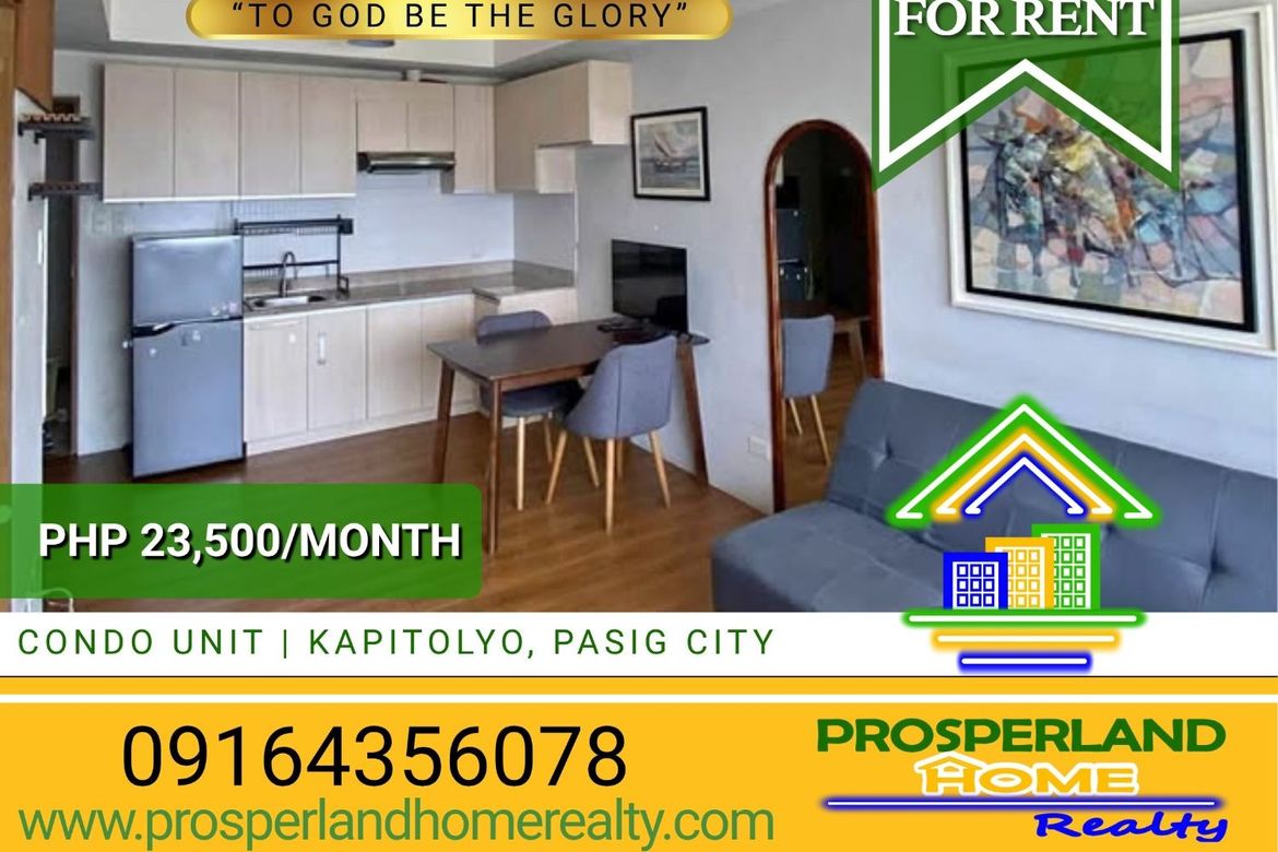 1 Bedroom Condo for Rent in San Nicolas, Pasig, Metro Manila
