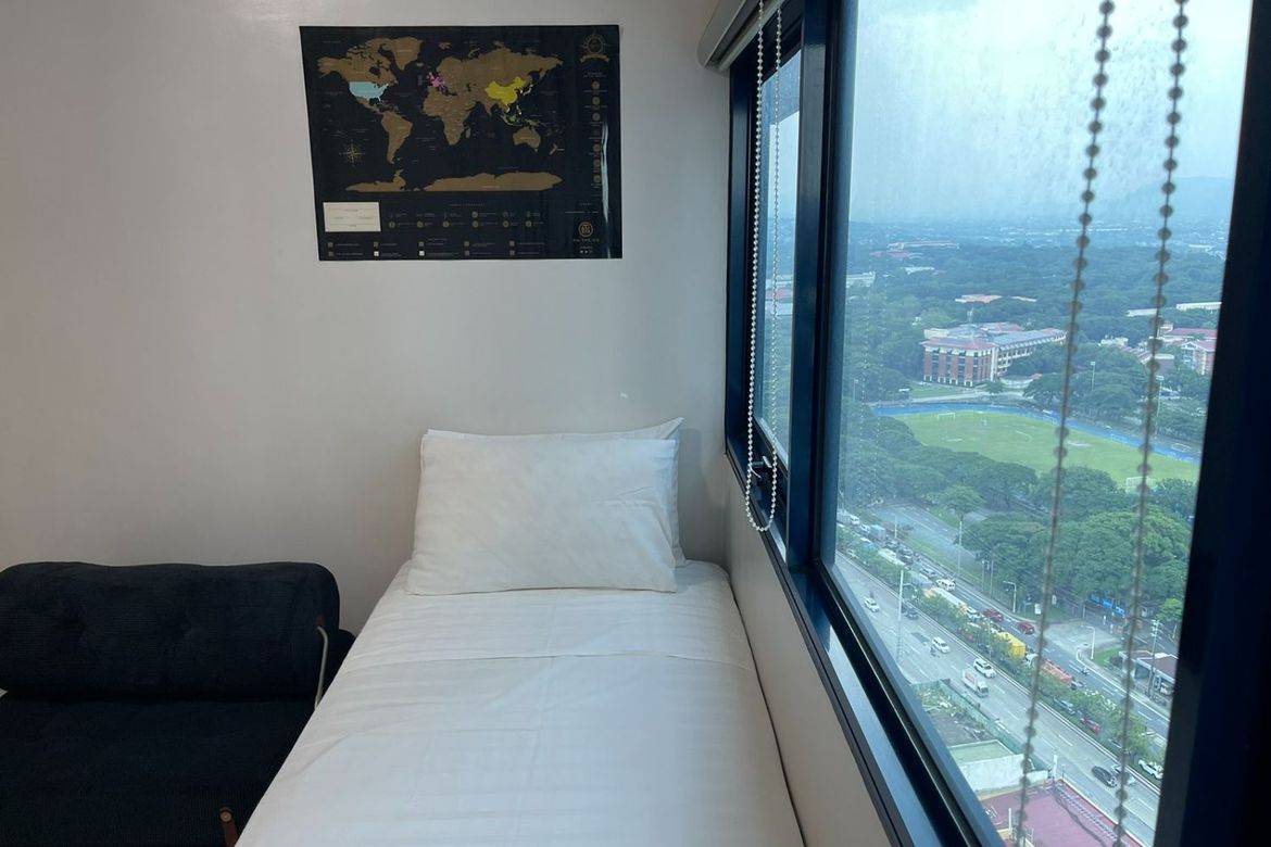 1 Bedroom Condo for Rent in Studio A, Loyola Heights, Quezon City, Metro Manila near LRT-2 Katipunan
