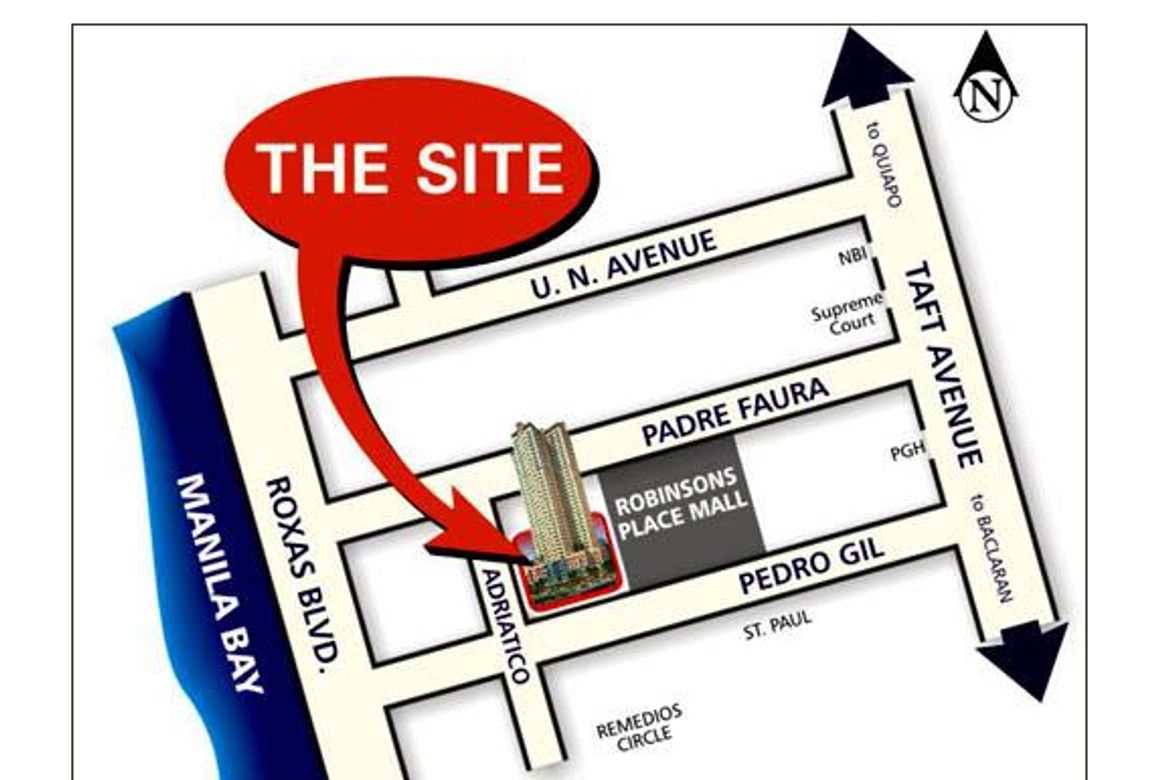 1 Bedroom Condo for Rent in Two Adriatico Place, Quiapo, Manila, Metro Manila near LRT-1 Carriedo photo 3