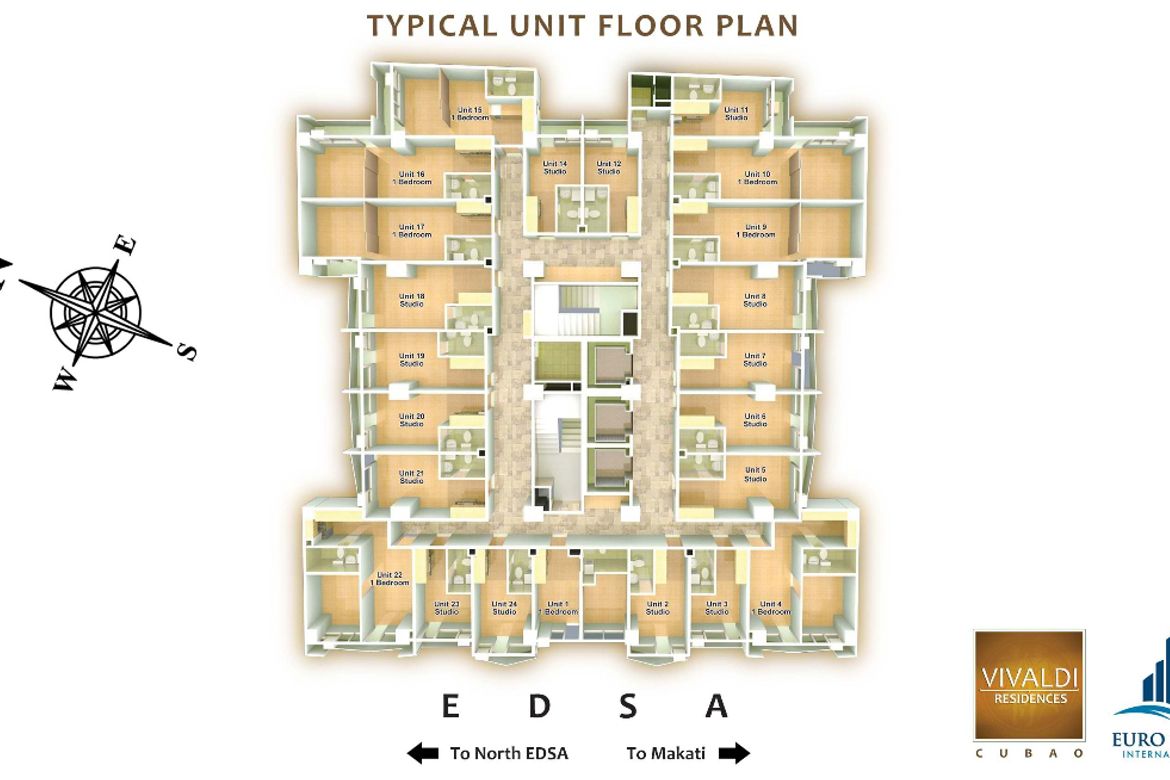 1 Bedroom Condo for Rent in Vivaldi Residences, Ramon Magsaysay, Quezon City, Metro Manila near LRT-1 Roosevelt photo 5
