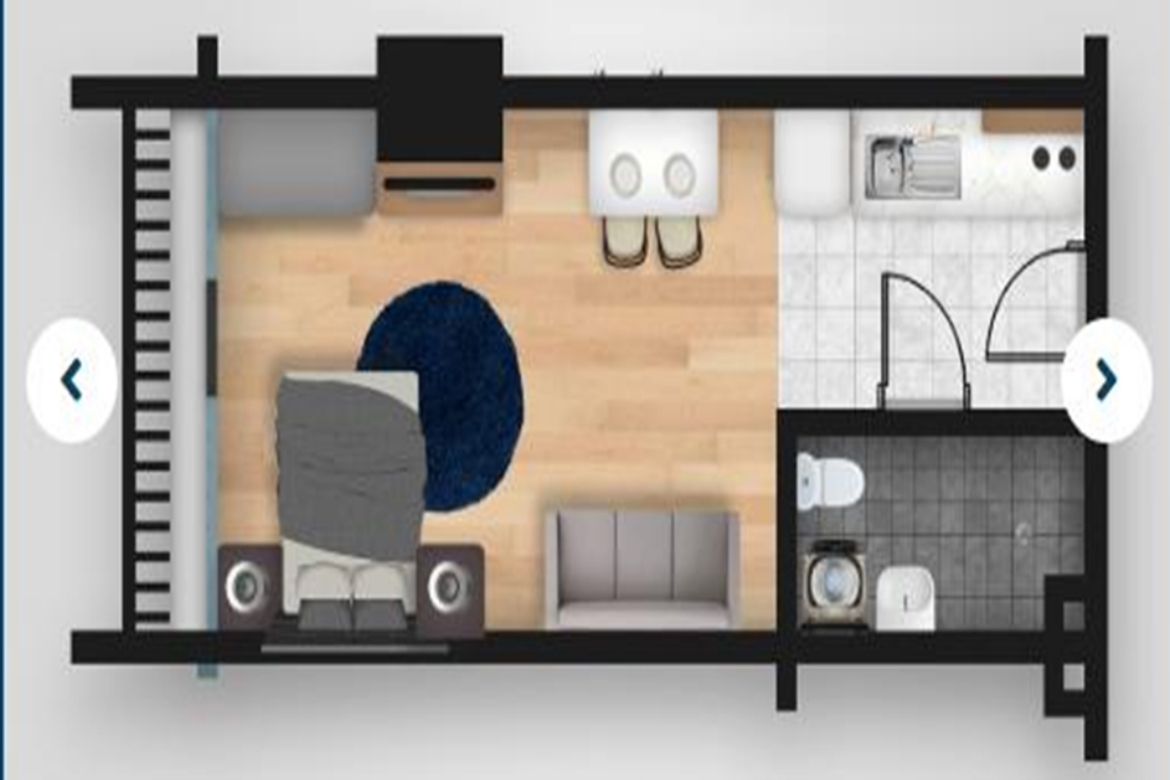 1 Bedroom Condo for Rent in Vivaldi Residences, Ramon Magsaysay, Quezon City, Metro Manila near LRT-1 Roosevelt photo 6