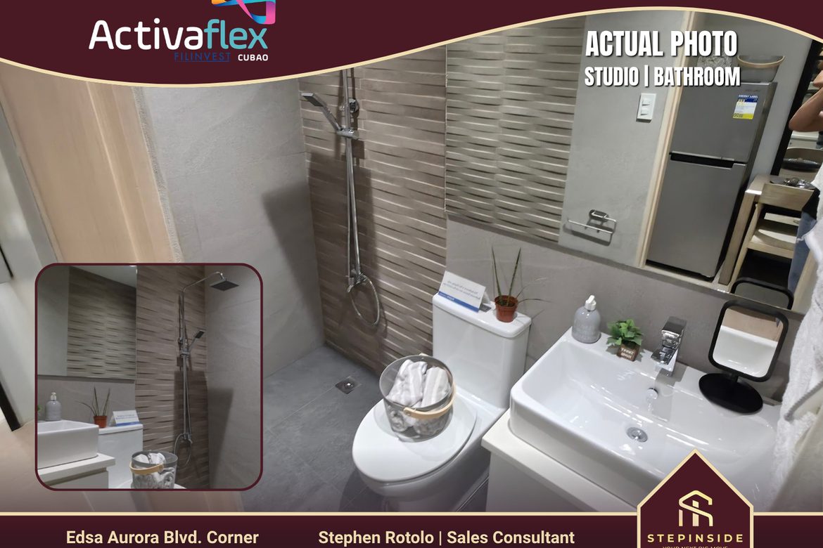 1 Bedroom Condo for Sale in Activa Flex, E. Rodriguez, Metro Manila near LRT-2 Araneta Center-Cubao – photo 4