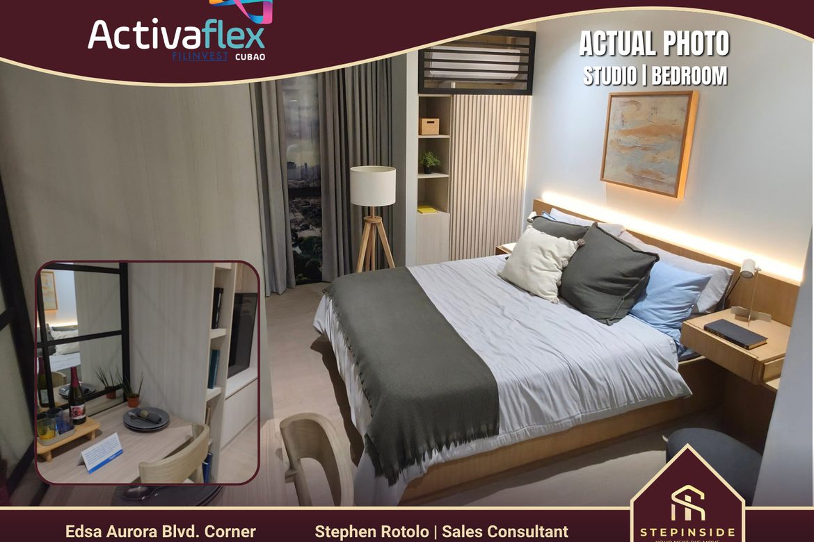 1 Bedroom Condo for Sale in Activa Flex, E. Rodriguez, Metro Manila near LRT-2 Araneta Center-Cubao – photo 5