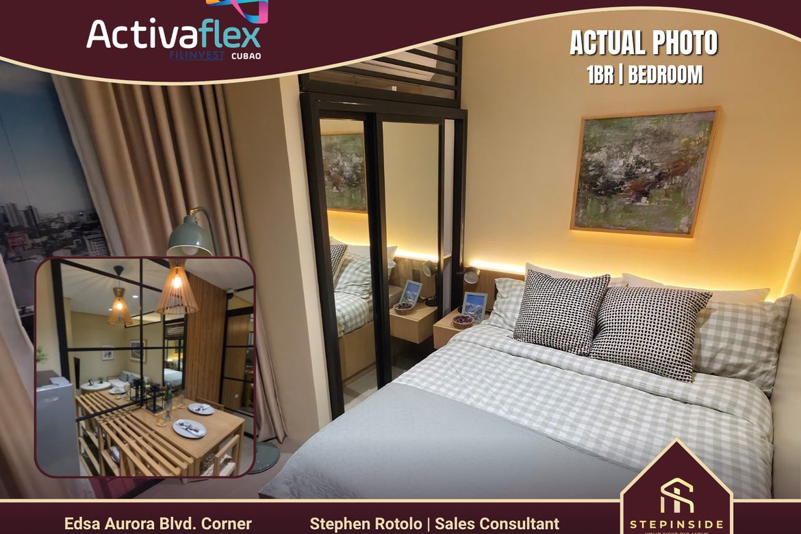 1 Bedroom Condo for Sale in Activa Flex, E. Rodriguez, Metro Manila near LRT-2 Araneta Center-Cubao – photo 9