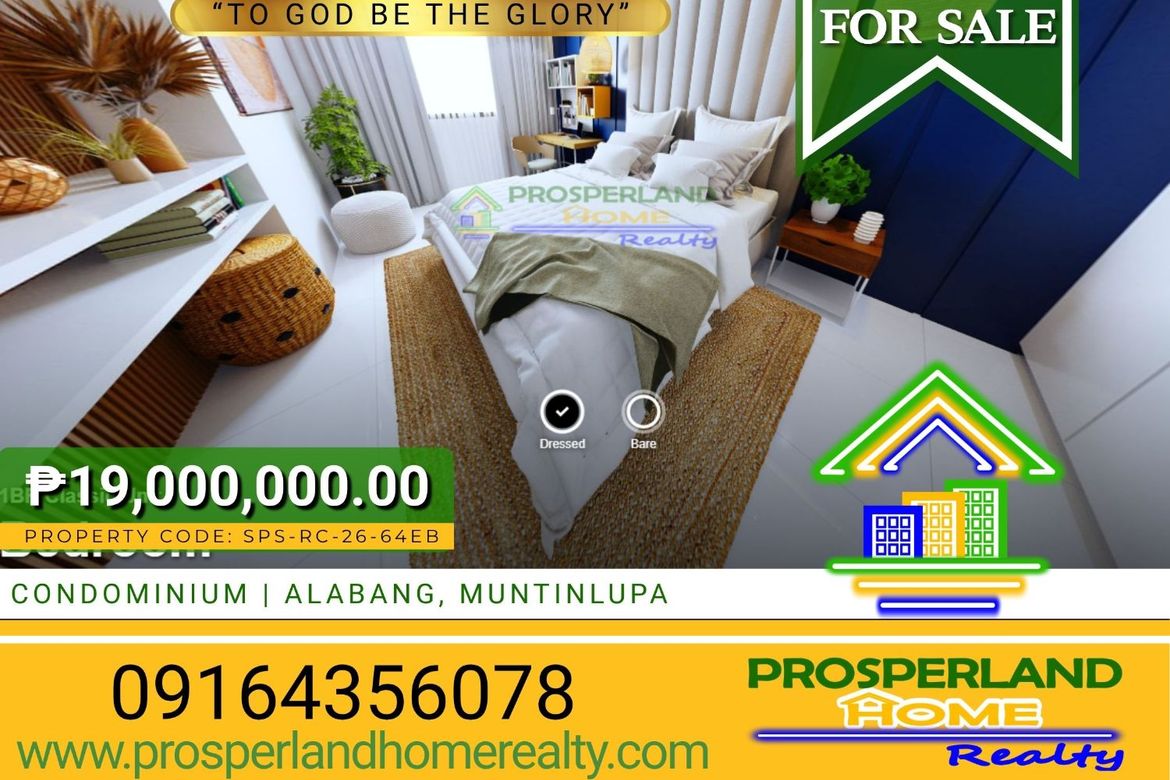 1 Bedroom Condo for Sale in Alabang, Muntinlupa, Metro Manila