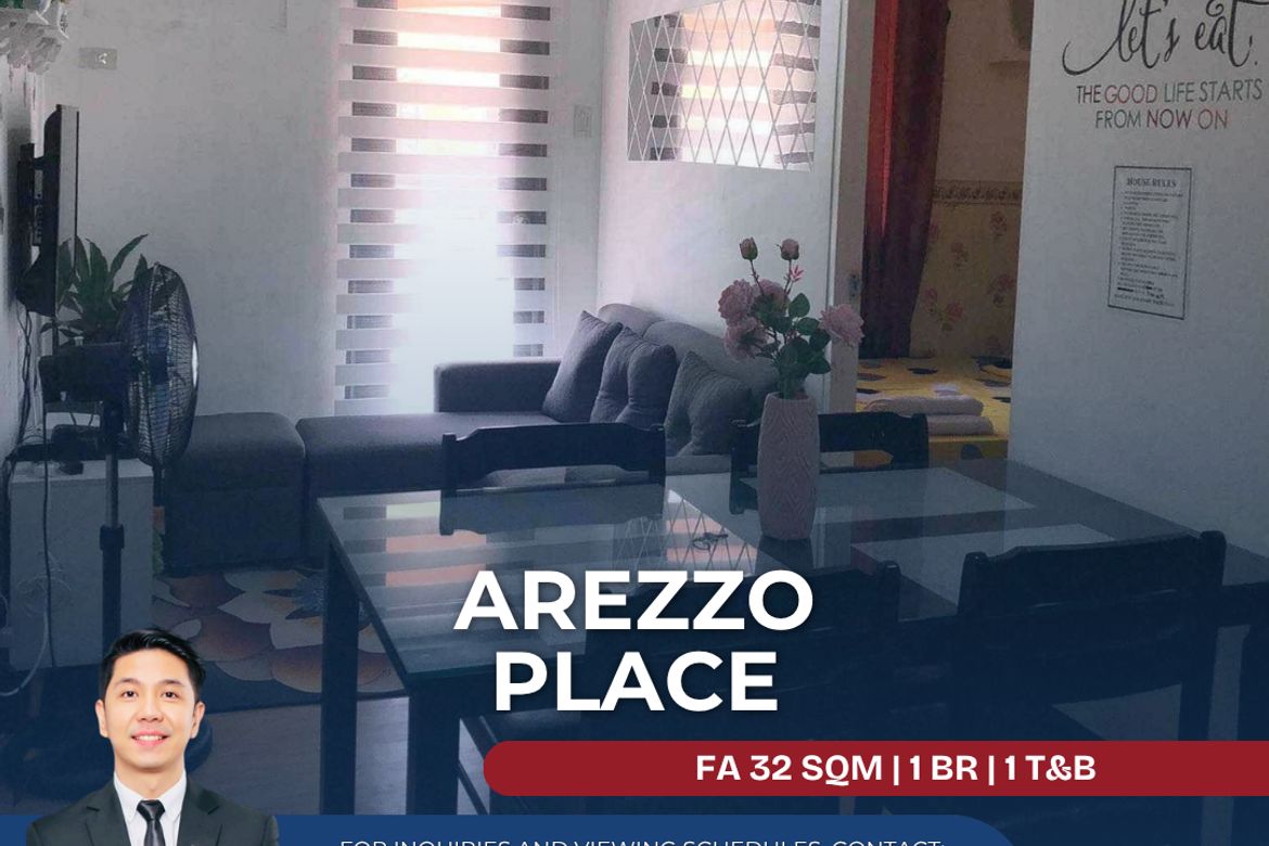 1 Bedroom Condo for Sale in Arezzo Place Pasig, San Joaquin, Pasig, Metro Manila