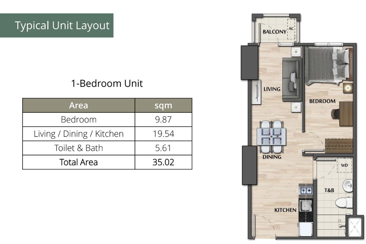 1 Bedroom Condo for Sale in Avida Towers Verge, Highway Hills, Mandaluyong, Metro Manila near MRT-3 Boni – photo 4