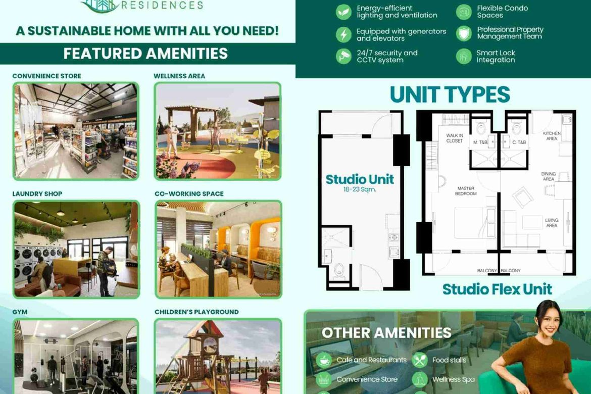 1 Bedroom Condo for Sale in Bakakeng Central, Baguio, Benguet – photo 3