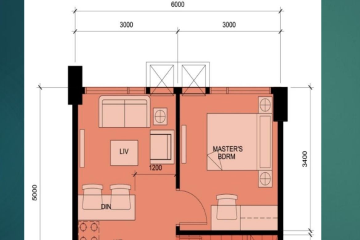 1 Bedroom Condo for Sale in BELTON PLACE, Bangkal, Makati, Metro Manila near MRT-3 Magallanes – photo 2