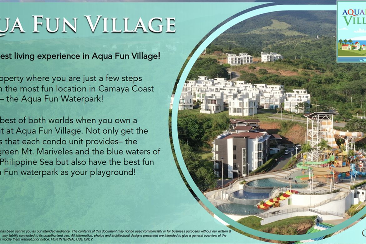 1 Bedroom Condo for Sale in Biaan, Mariveles, Bataan
