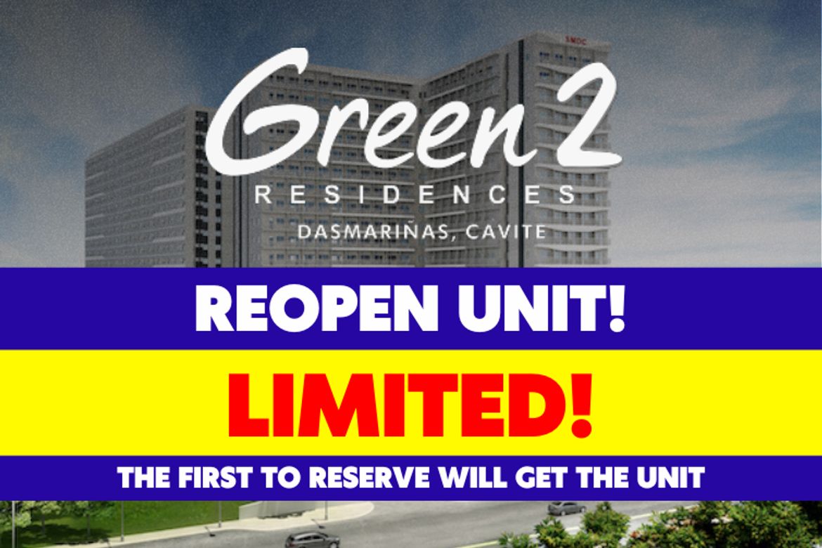1 Bedroom Condo for Sale in Burol, Dasmariñas, Cavite