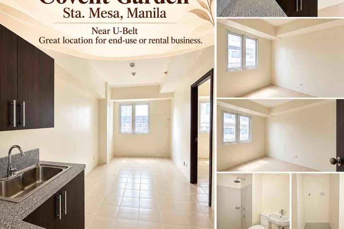 1 Bedroom Condo for Sale in COVENT GARDEN, Santa Mesa, Manila, Metro Manila near LRT-2 V. Mapa