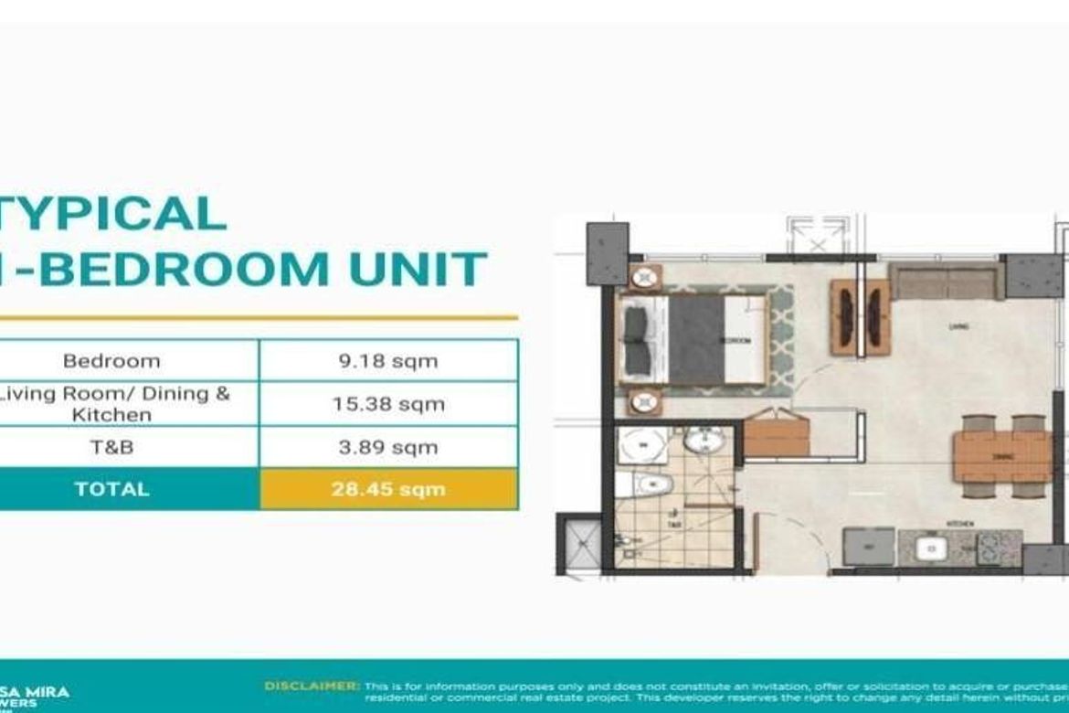 1 Bedroom Condo for Sale in Culandanum, Aborlan, Palawan – photo 2