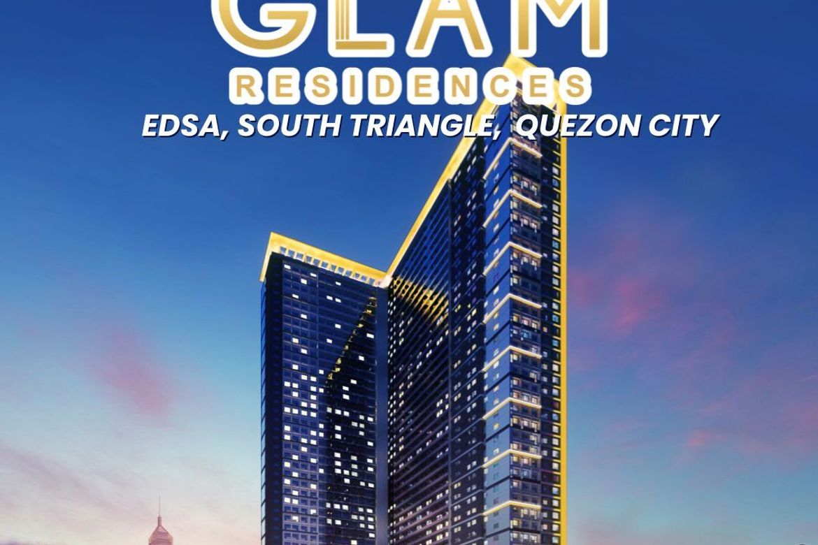 1 Bedroom Condo for Sale in Glam Residences, South Triangle, Quezon City, Metro Manila near MRT-3 Kamuning