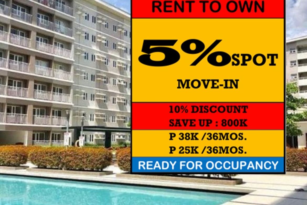 1 Bedroom Condo for Sale in Grass Residences, Santo Cristo, Quezon City, Metro Manila near LRT-1 Roosevelt