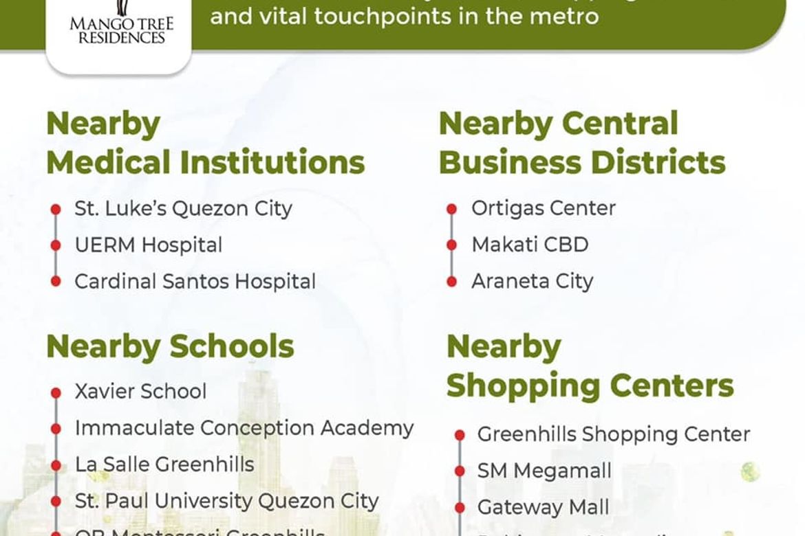 1 Bedroom Condo for Sale in Mango Tree Residences, Pasadeña, San Juan, Metro Manila near LRT-2 Gilmore – photo 8