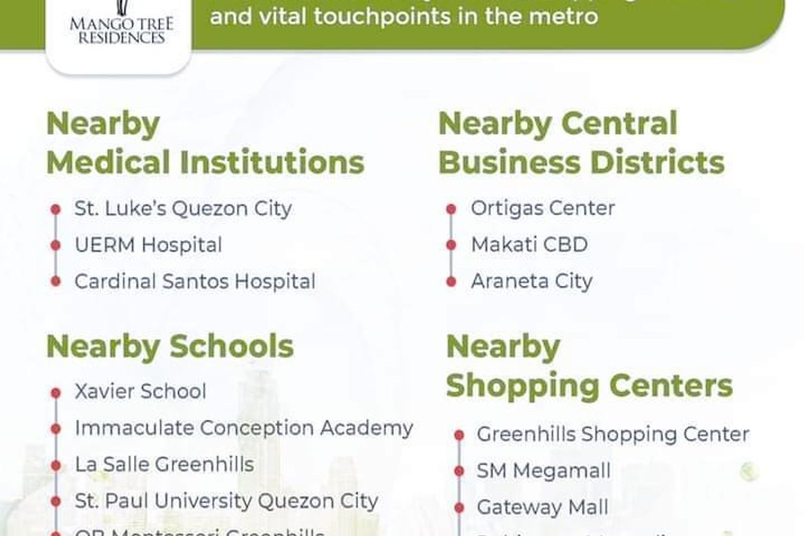 1 Bedroom Condo for Sale in Mango Tree Residences, Pasadeña, San Juan, Metro Manila near LRT-2 Gilmore – photo 4