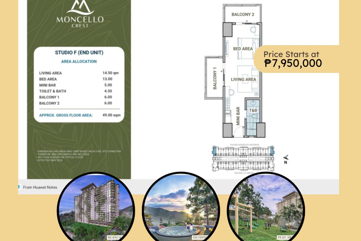 1 Bedroom Condo for Sale in Moncello Crest, Poblacion, Tuba, Benguet – photo 6