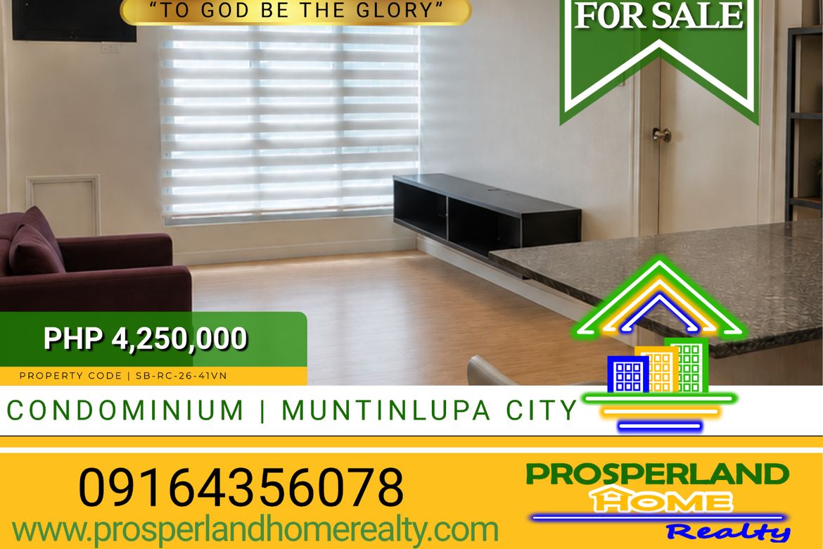 1 Bedroom Condo for Sale in New Alabang Village, Muntinlupa, Metro Manila