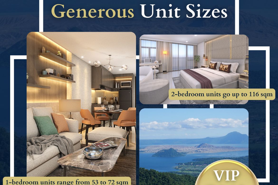 1 Bedroom Condo for Sale in One Tolentino East Residences, Tolentino East, Tagaytay, Cavite – photo 4