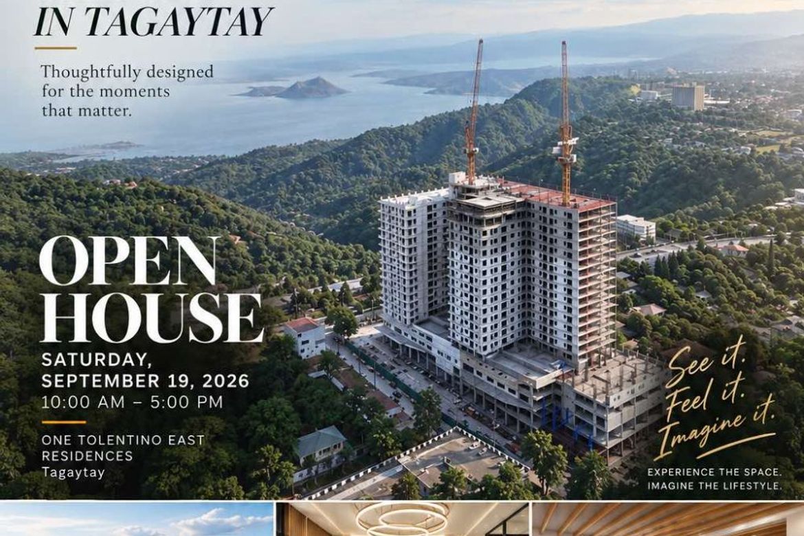 1 Bedroom Condo for Sale in One Tolentino East Residences, Tolentino East, Tagaytay, Cavite