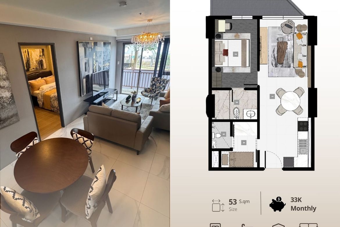 1 Bedroom Condo for Sale in One Tolentino East Residences, Tolentino East, Tagaytay, Cavite – photo 3