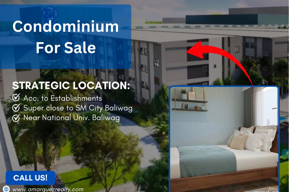 1 Bedroom Condo for Sale in Pagala, Baliuag, Bulacan