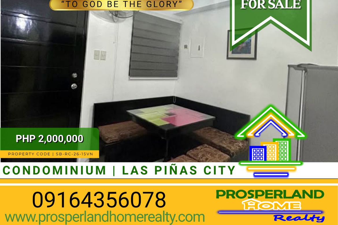 1 Bedroom Condo for Sale in Pamplona Dos, Las Piñas, Metro Manila