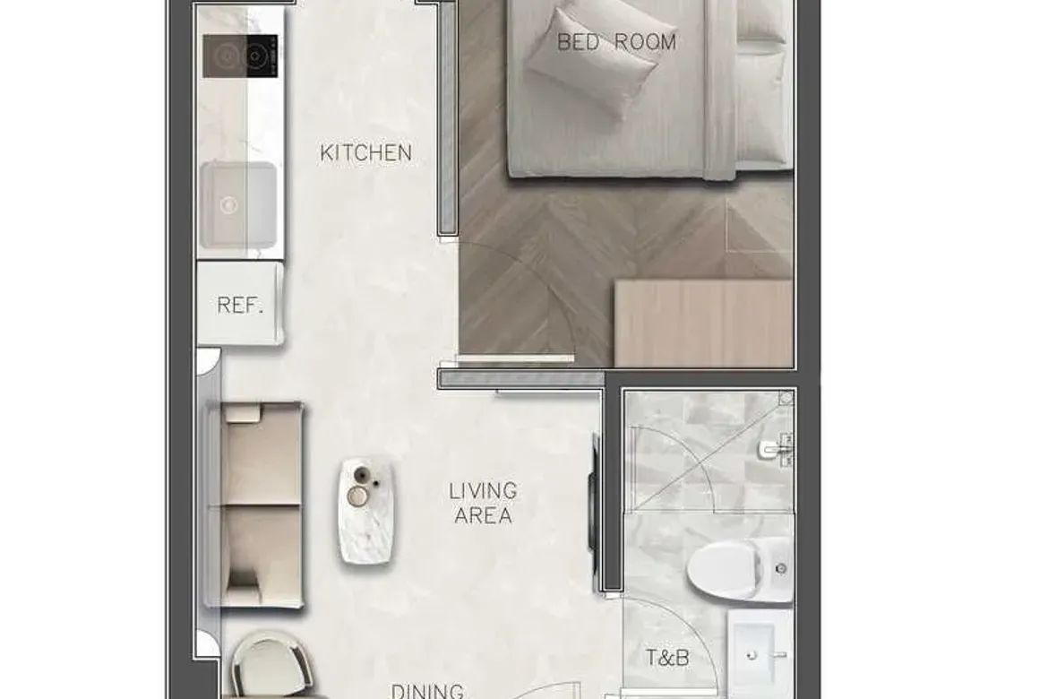 1 Bedroom Condo for Sale in Park One, Zapote, Las Piñas, Metro Manila