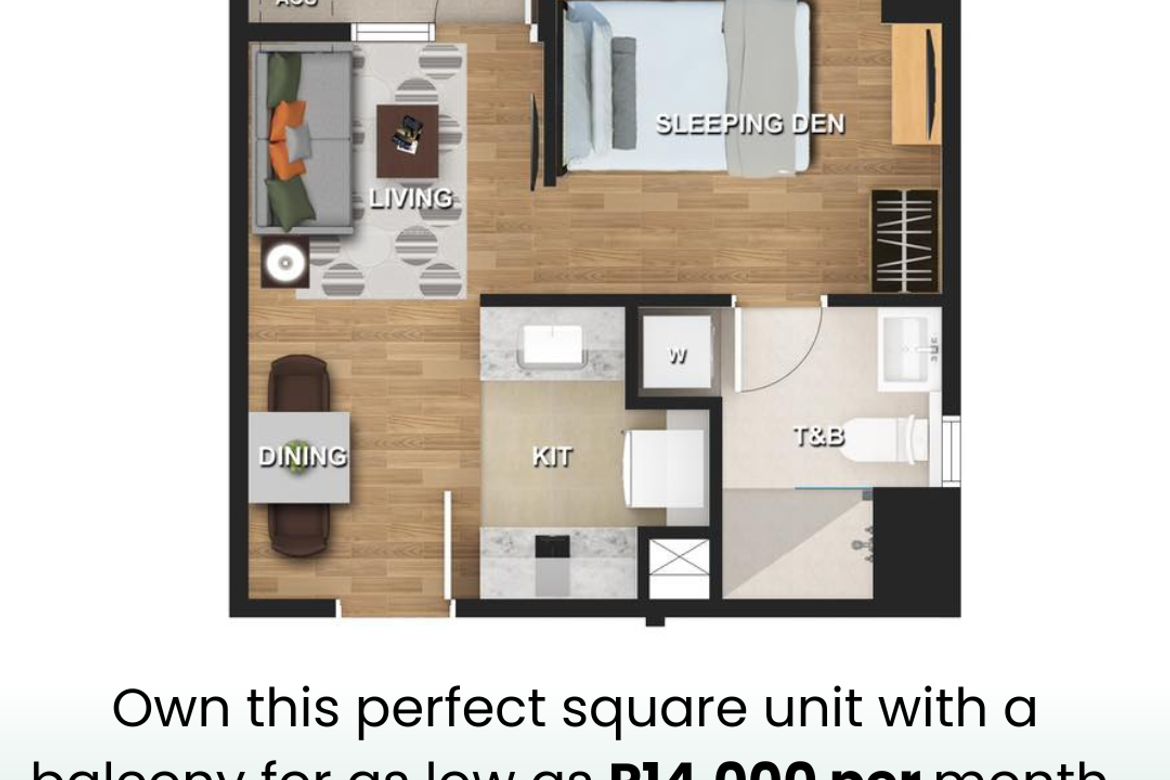 1 Bedroom Condo for Sale in Patubig, Marilao, Bulacan – photo 2