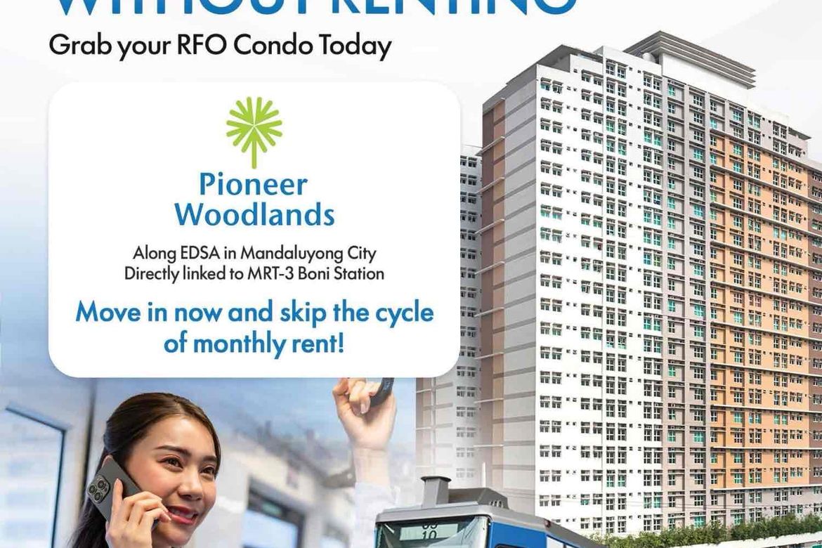 1 Bedroom Condo for Sale in Pioneer Woodlands, Barangka Ilaya, Mandaluyong, Metro Manila near MRT-3 Boni – photo 2