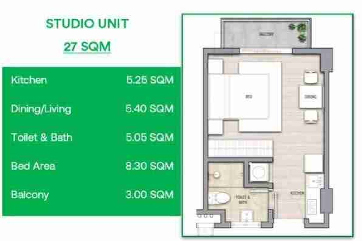 1 Bedroom Condo for Sale in Pusok, Lapu-Lapu, Cebu – photo 5