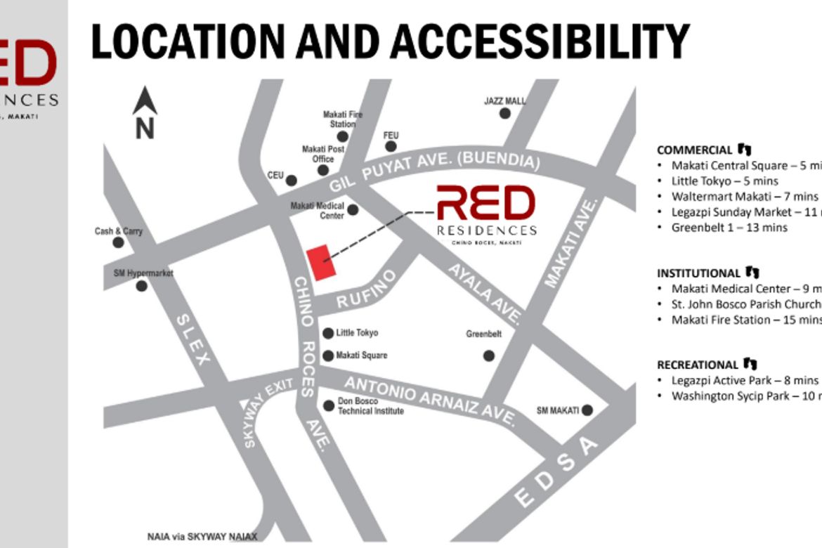 1 Bedroom Condo for Sale in Red Residences, Pio Del Pilar, Makati, Metro Manila – photo 2