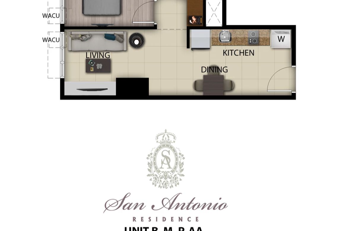 1 Bedroom Condo for Sale in San Antonio Residence, San Antonio, Makati City – photo 16