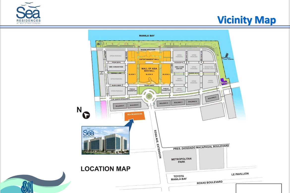 1 Bedroom Condo for Sale in Sea Residences, Barangay 76, Pasay, Metro Manila near LRT-1 EDSA – photo 3