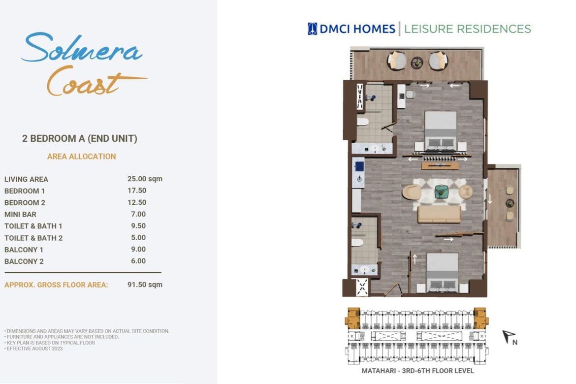 1 Bedroom Condo for Sale in Solmera Coast, Subukin, San Juan, Batangas – photo 6