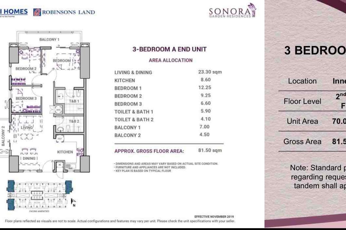 1 Bedroom Condo for Sale in Sonora Garden Residences, Talon Tres, Las Piñas, Metro Manila – photo 7