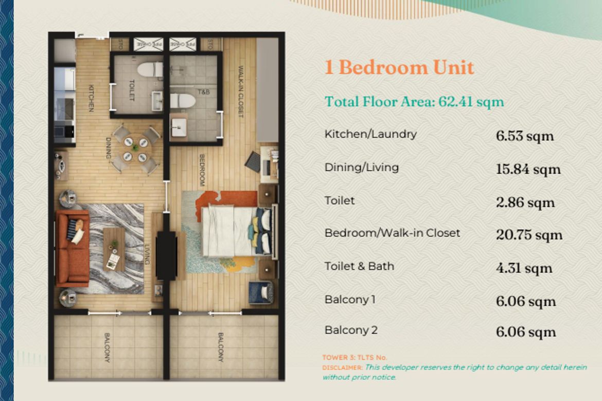 1 Bedroom Condo for Sale in Subabasbas, Lapu-Lapu, Cebu
