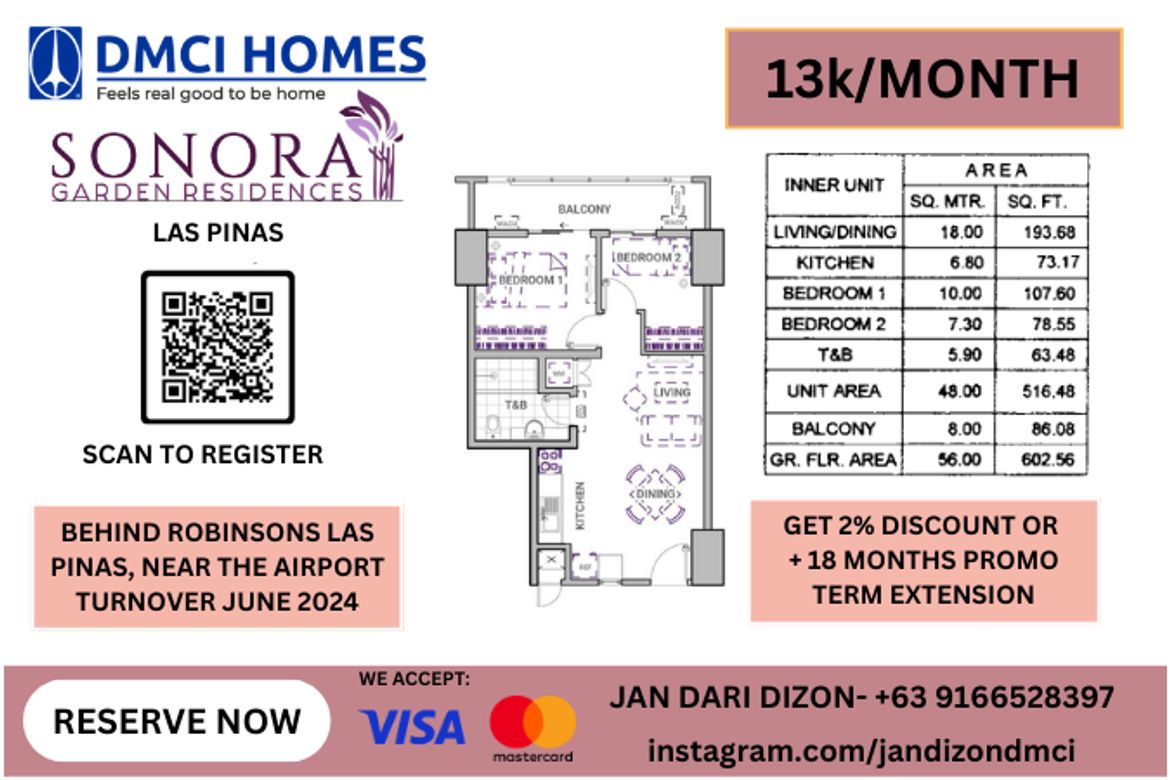 1 Bedroom Condo for Sale in Talon Tres, Las Piñas, Metro Manila – photo 2