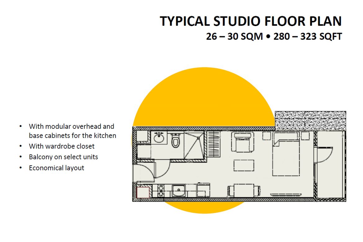 1 Bedroom Condo for Sale in The Connor at Greenhills, Greenhills, San Juan, Metro Manila near MRT-3 Santolan – photo 6