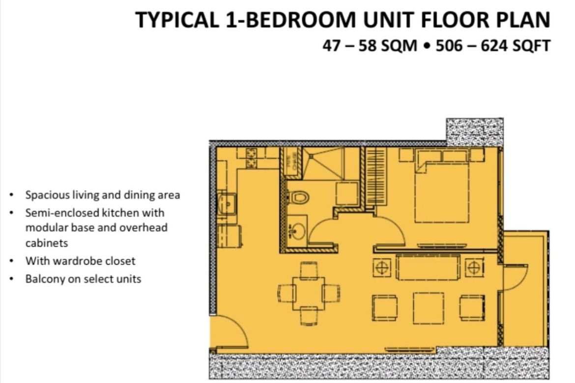 1 Bedroom Condo for Sale in The Connor at Greenhills, Greenhills, San Juan, Metro Manila near MRT-3 Santolan – photo 5