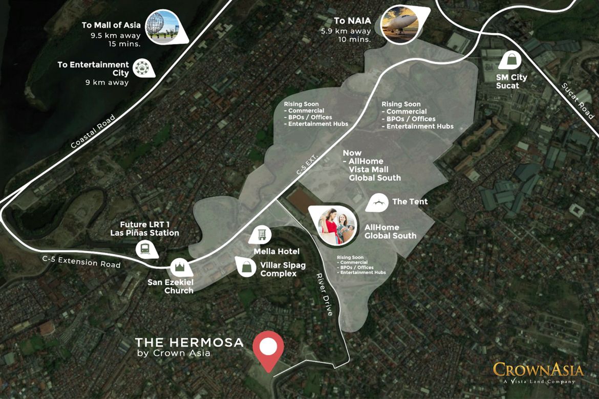 1 Bedroom Condo for Sale in The Hermosa by COHO, Pulang Lupa Uno, Las Piñas, Metro Manila – photo 2