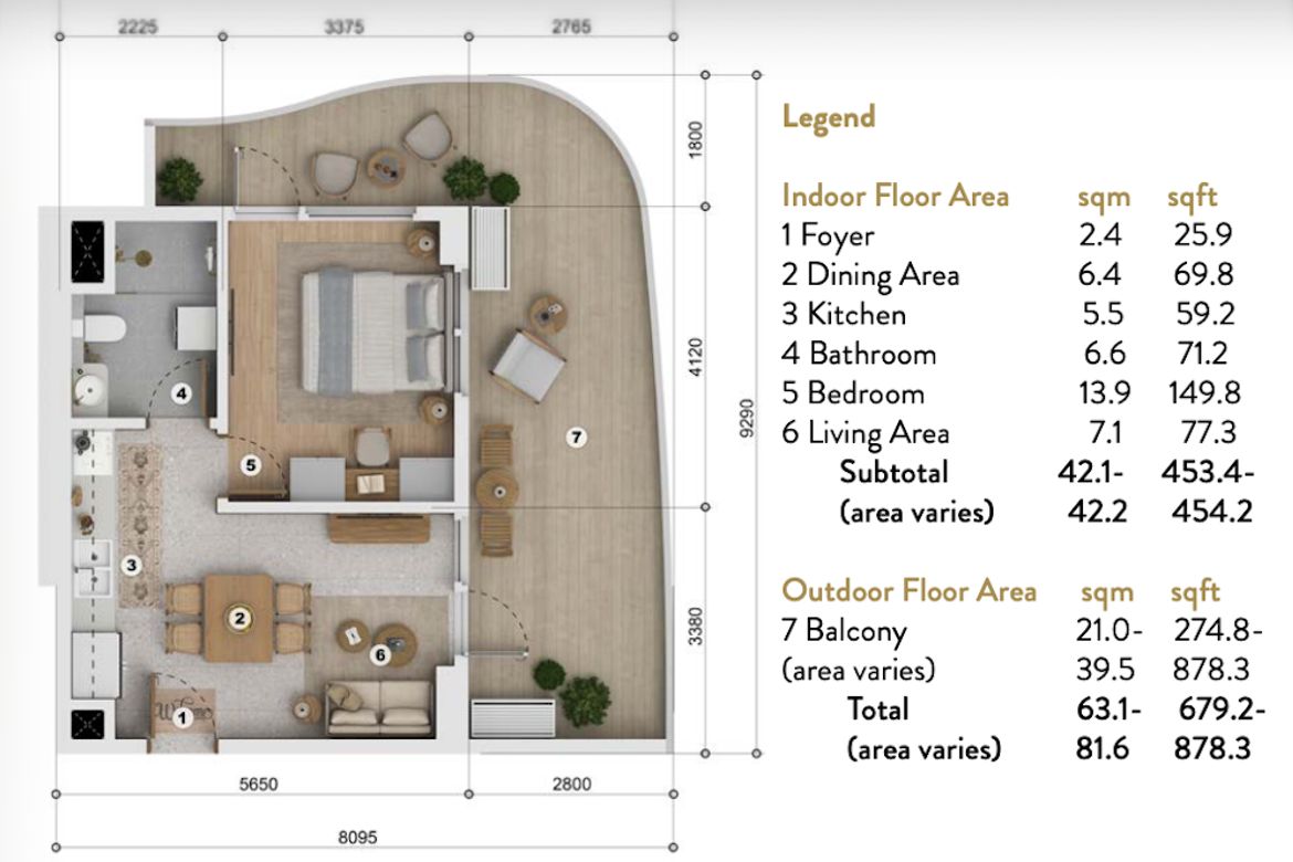 1 Bedroom Condo for Sale in The Nautilus at CaSoBē, Santa Ana, Calatagan, Batangas – photo 8