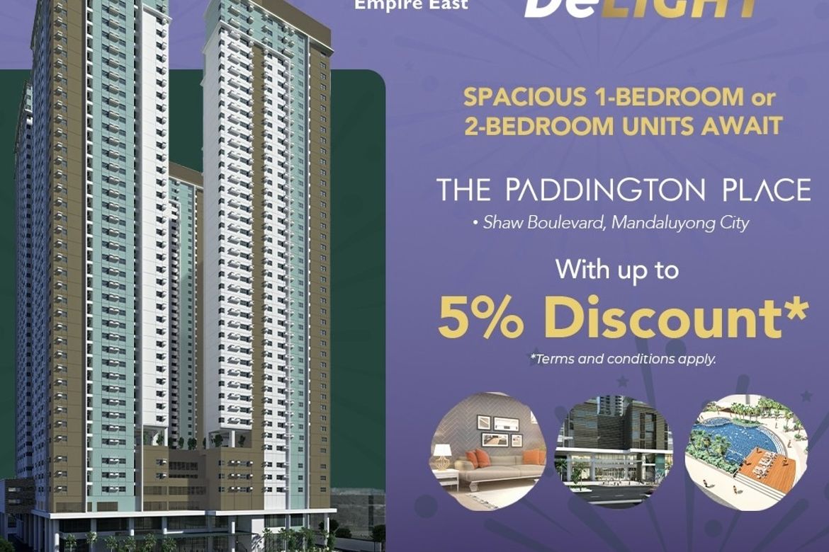 1 Bedroom Condo for Sale in The Paddington Place, Highway Hills, Mandaluyong, Metro Manila near MRT-3 Shaw Boulevard – photo 2