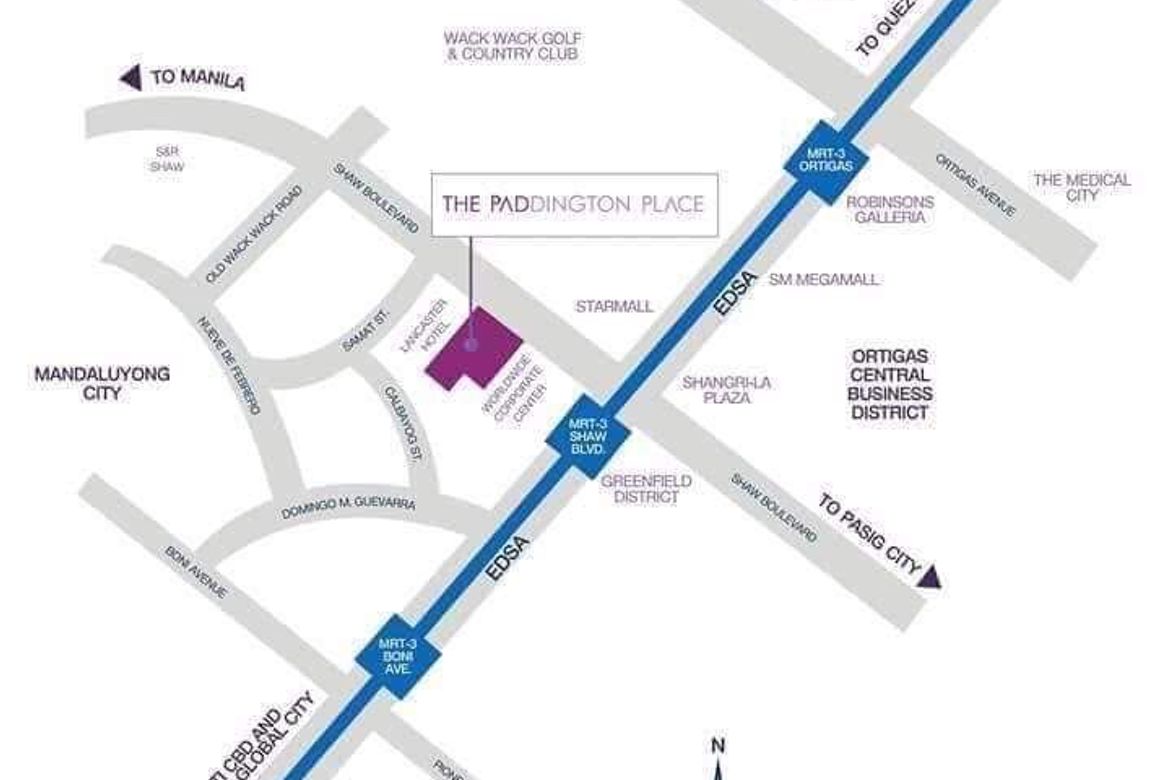 1 Bedroom Condo for Sale in The Paddington Place, Highway Hills, Mandaluyong, Metro Manila near MRT-3 Shaw Boulevard – photo 2