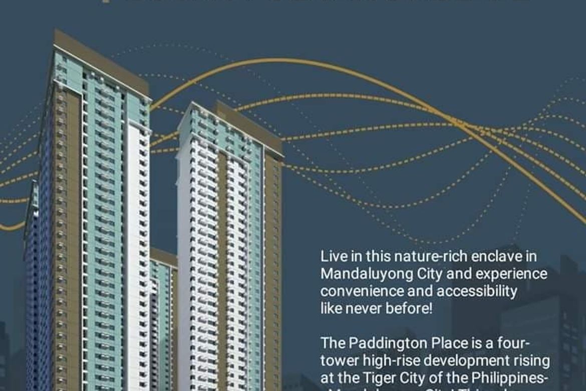 1 Bedroom Condo for Sale in The Paddington Place, Highway Hills, Mandaluyong, Metro Manila near MRT-3 Shaw Boulevard