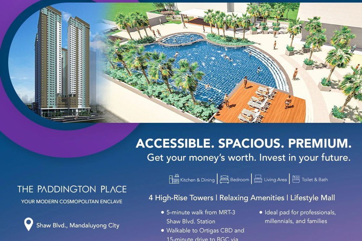 1 Bedroom Condo for Sale in The Paddington Place, Highway Hills, Mandaluyong, Metro Manila near MRT-3 Shaw Boulevard – photo 3
